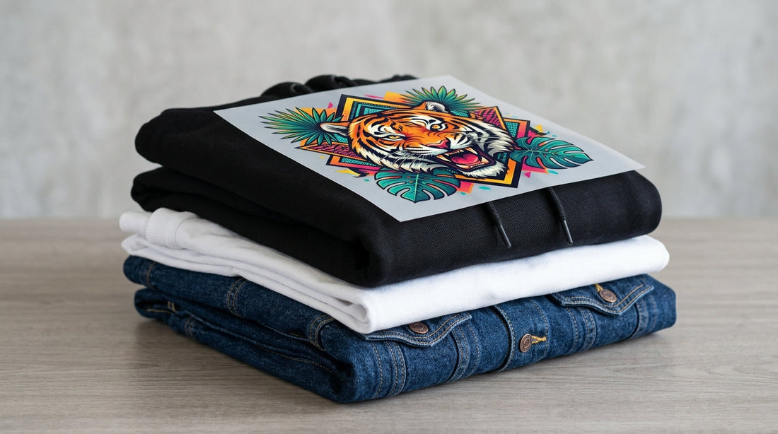 Pressing vibrant dtf transfers for polyester, cotton, and blended garments