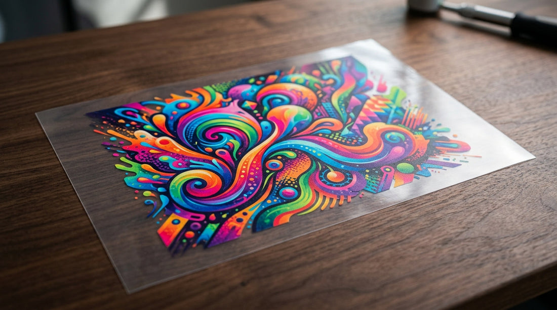 High quality custom dtf transfers and printed transparent film