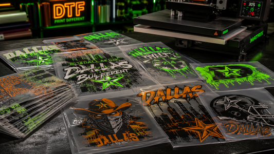 Wholesale custom DTF gang sheets and transfers in Dallas Texas